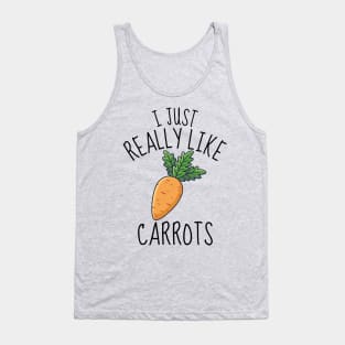 I Just Really Like Carrots Funny Tank Top